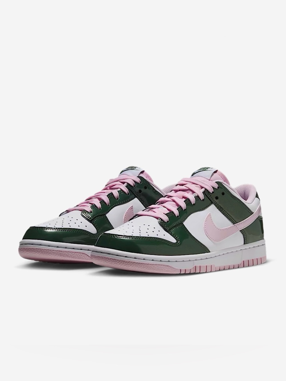 🌸🌲 NIKE DUNK LOW PINK GREEN 🌸🌲